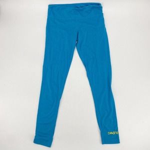 Dakine Astra Base Layer Pants Turquoise Blue Sz L